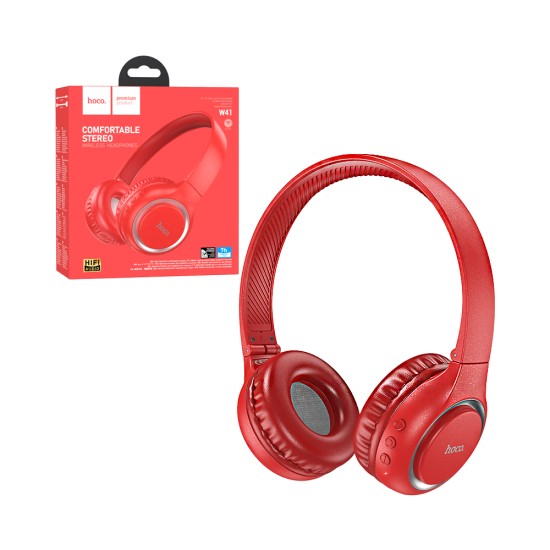 Hoco W41 Charm Bluetooth Headphones Red